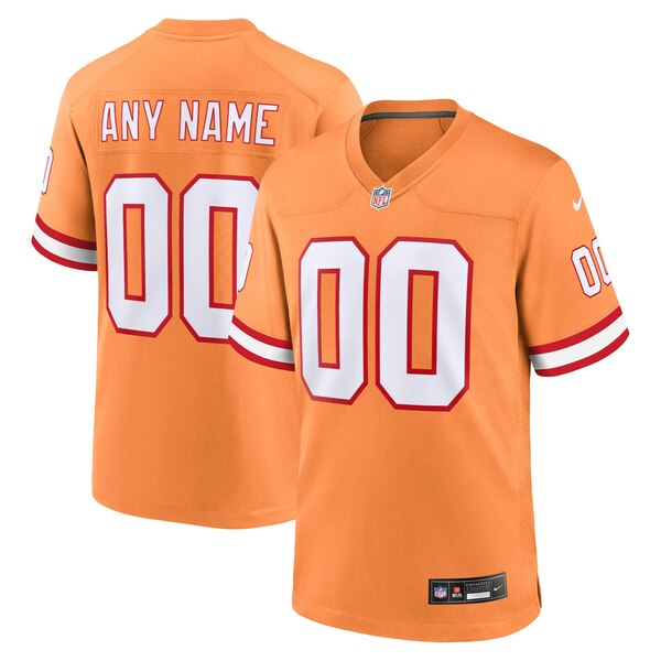 ナイキ メンズ ユニフォーム トップス Tampa Bay Buccaneers Nike Custom Throwback Game Jersey Orange