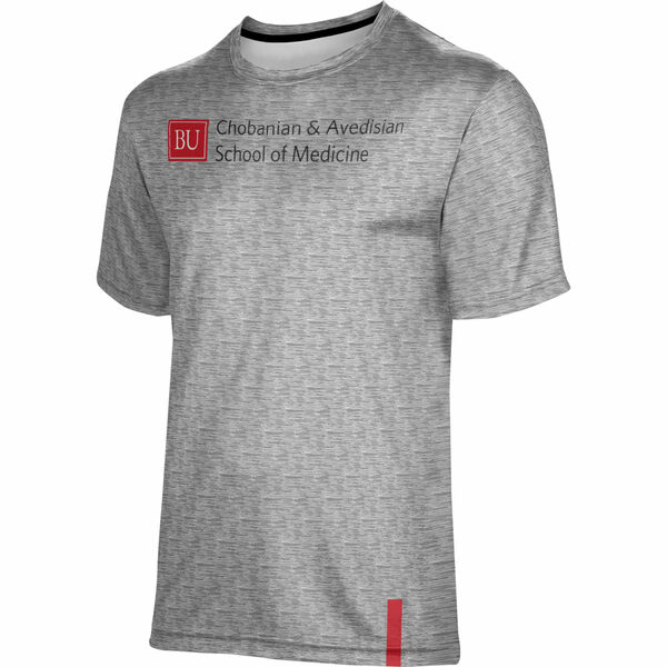 プロスフィア メンズ Tシャツ トップス Boston University ProSphere Chobanian & Avedisian School of Medicine TShirt Gray