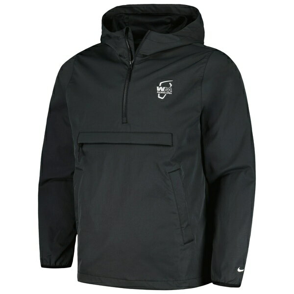 楽天astyナイキ メンズ ジャケット＆ブルゾン アウター WM Phoenix Open Nike Unscripted Anorak Performance Hooded HalfZip Top Black