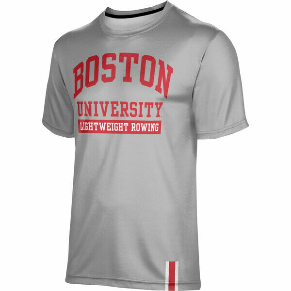 プロスフィア メンズ Tシャツ トップス Boston University ProSphere Lightweight Rowing TShirt Gray