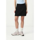 カーハート レディース スカート ボトムス MAEVE DOUBLE KNEE SKIRT - Mini skirt - black stone washed(4)