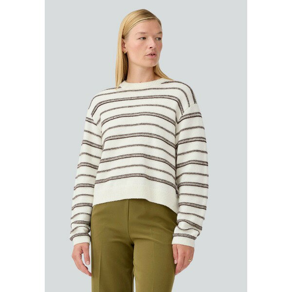 モドストローム レディース ニット&セーター アウター LINEUSMD - Jumper - soft white/cedar