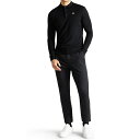 【送料無料】 テッドベーカー メンズ ポロシャツ トップス Ted Baker Wembley LS Polo Black