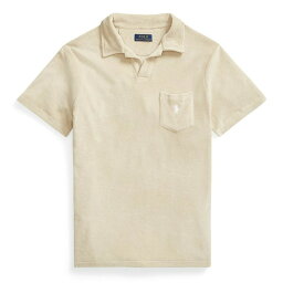 【送料無料】 ラルフローレン メンズ ポロシャツ トップス French Terry Polo Shirt Spring Beige