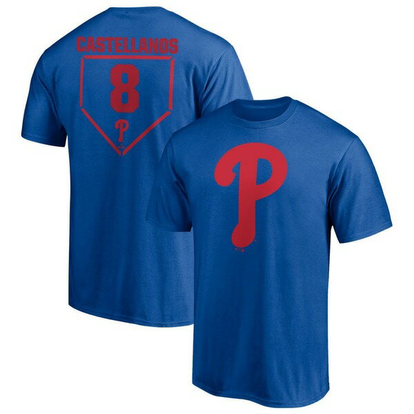 ファナティクス メンズ Tシャツ トップス Philadelphia Phillies Fanatics Branded Personalized RBI Logo TShirt Royal