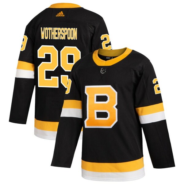 ǥ  ˥ե ȥåץ Boston Bruins adidas 2019/20 Alternate Authentic Custom Jersey Black