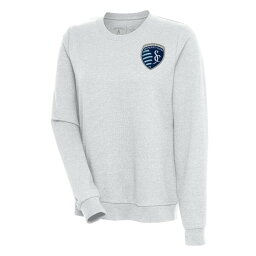 アンティグア レディース パーカー・スウェットシャツ アウター Sporting Kansas City Antigua Women's Logo Action Pullover Sweatshirt -