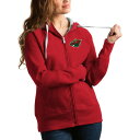 アンティグア レディース パーカー・スウェットシャツ アウター Minnesota Wild Antigua Women's Victory FullZip Hoodie -