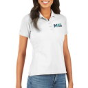 アンティグア レディース ポロシャツ トップス Mid Michigan College Antigua Women's Legacy Pique Polo White