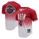 vX^_[h Y TVc gbvX Jalen Green Houston Rockets Post Ombre Name & Number TShirt Red/White