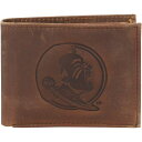 Go[O[G^[vCY Y z ANZT[ Florida State Seminoles Bifold Leather Wallet Brown