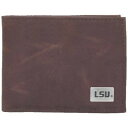 G[OEBO Y z ANZT[ LSU Tigers Leather Billfold with Concho Brown