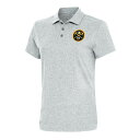 アンティグア レディース ポロシャツ トップス Denver Nuggets Antigua Women's Motivated Polo Heather Gray