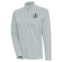 asty㤨֥ƥ ǥ 㥱åȡ֥륾  Brooklyn Nets Antigua Women's Confront QuarterZip Pullover Top Heather GrayפβǤʤ26,480ߤˤʤޤ