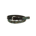 オールドトレンド レディース ベルト アクセサリー Women's Amazonite Leather Belt Coffee
