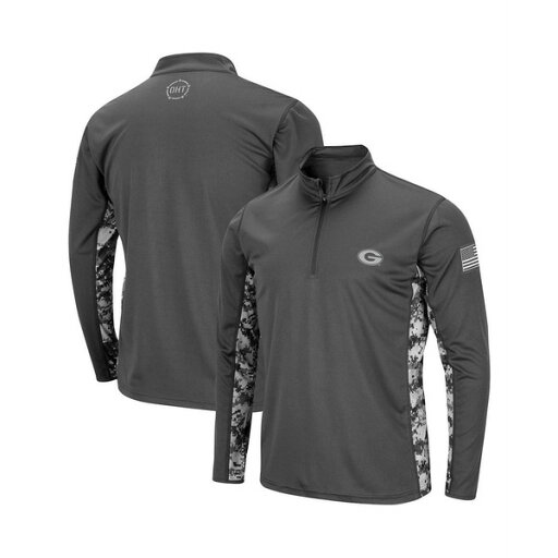コロシアム メンズ パーカー・スウェットシャツ アウター Men's Charcoal Georgia Bulldogs OHT Military-Inspired Appreciation Digital Camo Lightweight Quarter-Zip Pullover Charcoal コロシアム メンズ パーカー・スウェットシャツ アウター Men's Charcoal Georgia Bulldogs OHT Military-Inspired Appreciation Digital Camo Lightweight Quarter-Zip Pullover Charcoal
