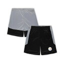 ファナティクス メンズ カジュアルパンツ ボトムス Men's Black Pittsburgh Steelers Big and Tall Team Logo...