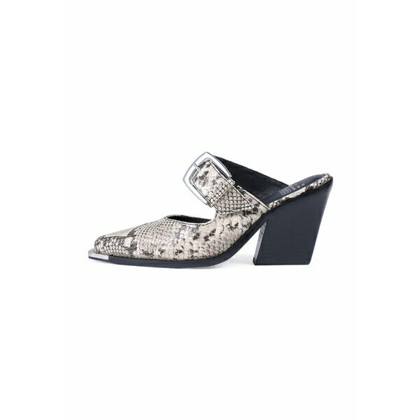 ブロンクス レディース サンダル シューズ KOLE - Heeled mules - oatmilk/white/black