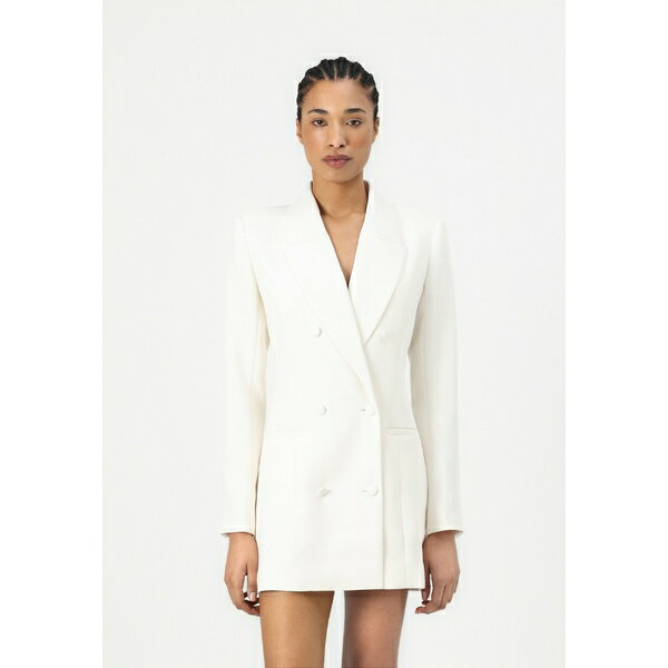 グッドアメリカン レディース ワンピース トップス LUXE SUITING EXEC DRESS - Cocktail dress / Party dress - cloud white
