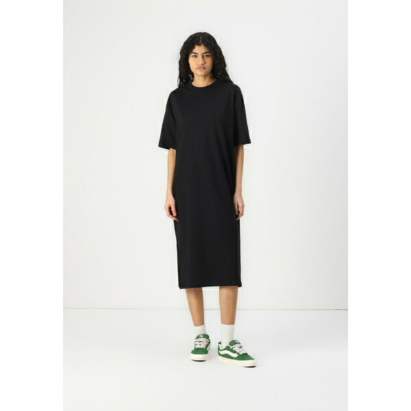 ノースフェイス レディース ワンピース トップス OVERSIZED MAXI DRESS - Jersey dress - black