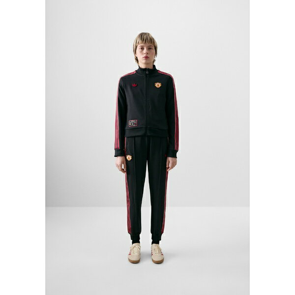 アディダスオリジナルス レディース ジャケット＆ブルゾン アウター MANCHESTER UNITED ICON - Club wear - blackのサムネイル