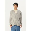 サムス サムス メンズ ニット&セーター アウター SAMEHDI CARDIGAN - Cardigan - beige