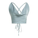 【送料無料】 アルマ サンチェス レディース カットソー トップス Tops Sky blue