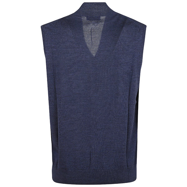 バランタイン メンズ ジャケット＆ブルゾン アウター V Neck Gilet Denim