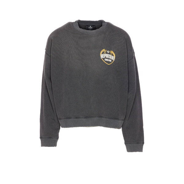 リプレゼント メンズ ニット&セーター アウター Angel Border Sweatshirt Grey