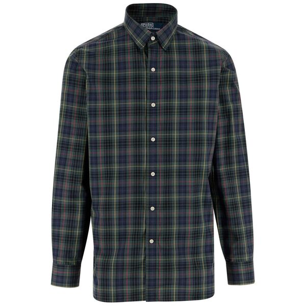 ラルフローレン メンズ シャツ トップス Custom Fit Plaid Poplin Shirt Red(4)