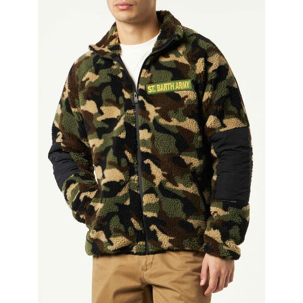 ■トップスサイズ 単位(cm) USサイズ｜胸囲(cm) XS(32-34in)｜84 S(34-36in)｜88 M(36-38in)｜94 L(38-40in)｜100 XL(42-44in)｜106 ■ブランド MC2 Saint Barth (エムシーツーセイントバース)■商品名 Sherpa Jacket With Patch■こちらの商品は米国・ヨーロッパからお取り寄せ商品となりますので、 お届けまで10日〜2週間前後お時間頂いております。 ■各ブランド・商品・デザインによって大きな差異がある場合がございます。 ■あくまで平均的なサイズ表ですので、「参考」としてご利用ください。 ■店内全品【送料無料】です！（※沖縄・離島は別途送料3,300円がかかります）