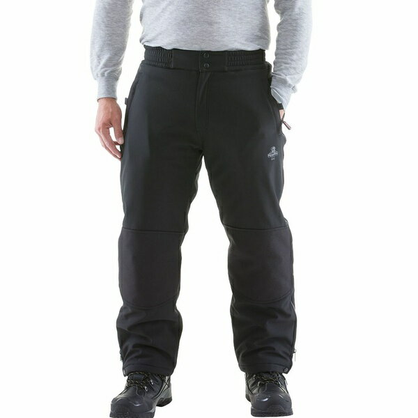 リフリッジウェア メンズ カジュアルパンツ ボトムス Men's Warm Water-Resistant Softshell Pants with Micro-Fleece Lining Black