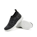 ミオマリオ レディース スニーカー シューズ Women's Casual Slip On Sneakers with Breathable Mesh Black(4)