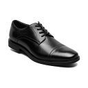 ノンブッシュ メンズ ドレスシューズ シューズ Men's Baxter Leather Cap Toe Oxford Black