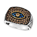 ルヴァン レディース リング アクセサリー Chocolatier® Men's Blueberry Sapphire (1/6 ct. t.w.) &...