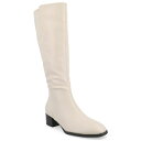 ジャーニーコレクション レディース ブーツ シューズ Women's Devri Regular Calf Boots Bone