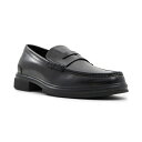 アルド メンズ スリッポン・ローファー シューズ Men's Tucker Dress Loafer Shoes Black