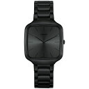 ラド レディース 腕時計 アクセサリー Unisex Swiss True Square Thinline Les Couleurs? Le Corbusier Black Ceramic Bracelet Watch 37mm - Limited Edition Black(2)