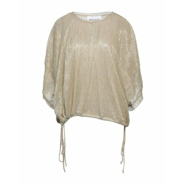 【送料無料】 シルビアンヒーチ レディース カットソー トップス Tops Beige