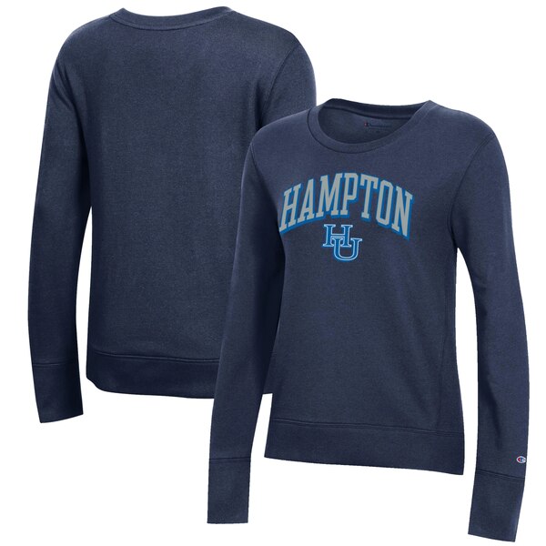 チャンピオン レディース パーカー・スウェットシャツ アウター Hampton Pirates Champion Women's Core 2.0 Fleece Pullover Sweatshirt Navy