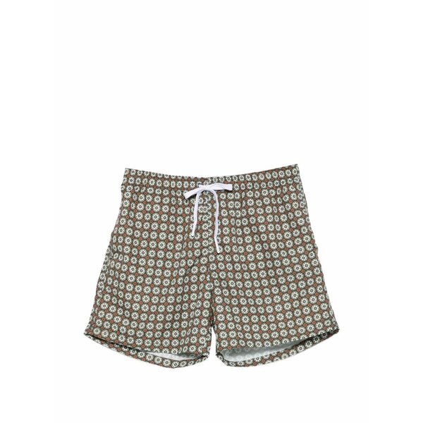 アリー ドックス 963 メンズ カジュアルパンツ ボトムス Geometric-print drawstring swim shorts Green