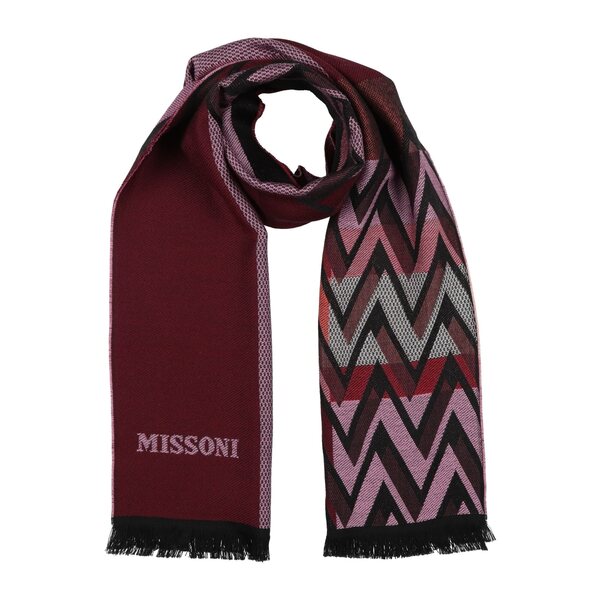 【送料無料】 ミッソーニ メンズ マフラー・ストール・スカーフ アクセサリー Scarves Red