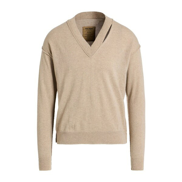 【送料無料】 ユマ・ワン メンズ ニット&セーター アウター Sweaters Beige