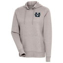 アンティグア レディース パーカー・スウェットシャツ アウター Utah State Aggies Antigua Women's Action Pullover Hoodie Oatmeal