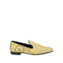 【送料無料】 ヴェルサーチ メンズ スリッポン・ローファー シューズ Loafers Beige