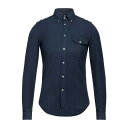 【送料無料】 フィナモレ 1925 メンズ シャツ トップス Shirts Blue