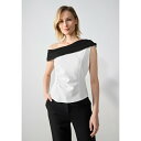 アンナ フィールド レディース Tシャツ トップス Print T-shirt - ivory/black(4)