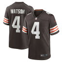 ナイキ メンズ ユニフォーム トップス Deshaun Watson Cleveland Browns Nike Game Jersey Brown