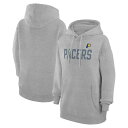 カールバンクス レディース パーカー・スウェットシャツ アウター Indiana Pacers GIII 4Her by Carl Banks Women's Bedazzled Pullover Hoodie Heather Gray