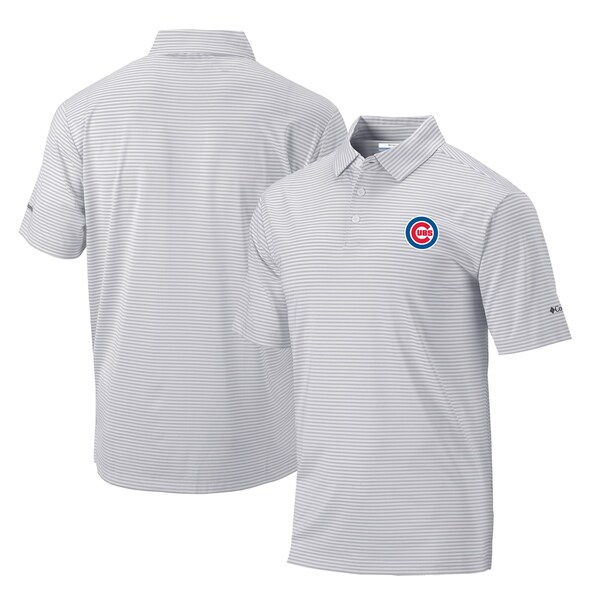 RrA Y |Vc gbvX Chicago Cubs Columbia Golf Club Invite OmniWick Polo Gray